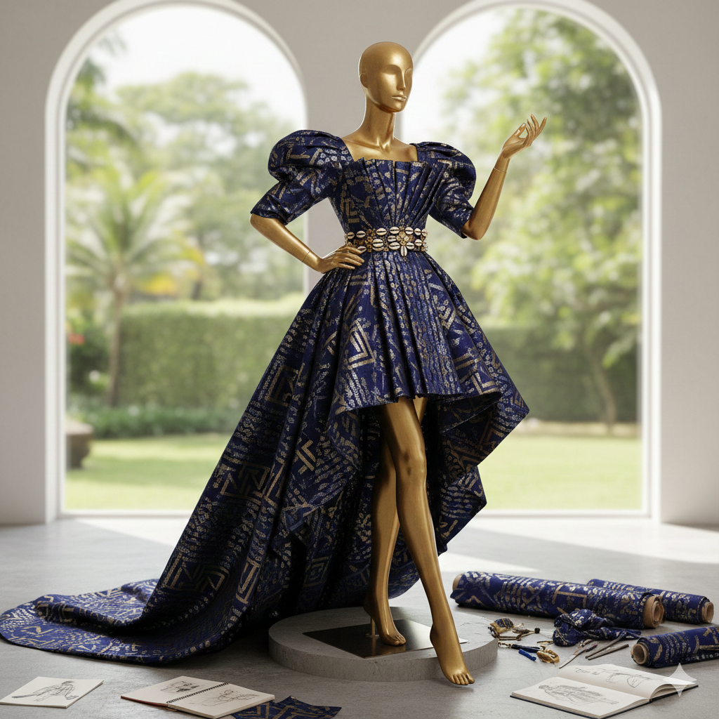 Stylish mannequin with a custom design